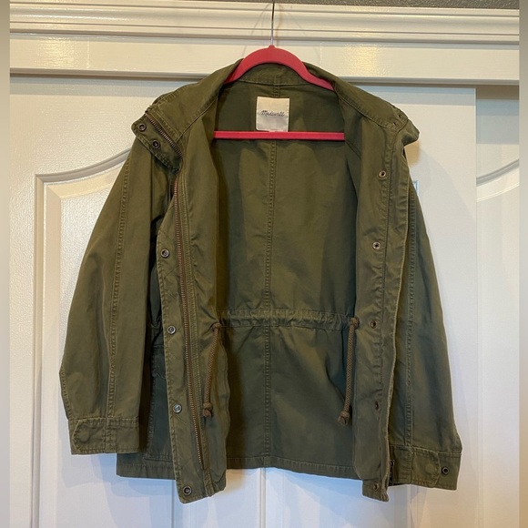 Madewell Surplus Jacket military green color size M - Picture 3 of 11